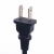 Import Heng-well UL Approval  2 Pin Extension Cords   10A 125V 2 Prong Plug  Us Power Cords from China