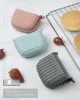 High anti-scalding thickened silicone oven mittens for kitchen