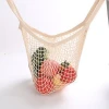 High Competitive Foldable Colorful Reusable Organic Cotton Mesh Bag