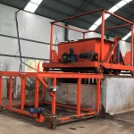 High efficiency fermenting fully automatic bio-organic fertilizer compost turning machine