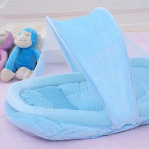 High-grade baby bed mosquito net summer breathable baby mosquito net fold bed net