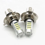 High Power 3528 42smd Strobe Fog LED Bulb Car Auto Light Source Projector DRL Driving Fog Lamp Xenon White DC12V h4