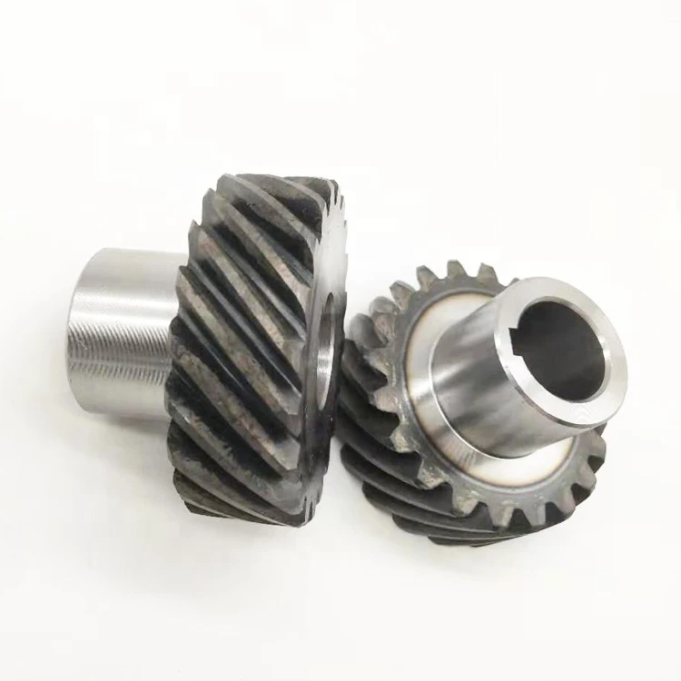 High precision 100% inspection machining parts customize steel spur helical gear 2.5M-19T