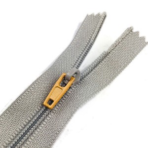 high quality #3 Nylon zipper color broach close end  custom zipper
