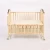 High Quality Adjustable Height Wooden Baby Cradle Crib Kids Cots Children&#39;s Swing Bed With Luxury Baby Bedding Sets