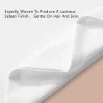 High Quality Anti-Static 100% Cotton Sublimation Mulberry Sleep Eye Mask Pillow Cases & Cushion Cases for Bed