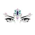 Import High Quality Carnival Festival Face Tattoo Stickers Multicolor Rhinestone Sticker Crystal Face Gem Stickers from China