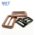 Import High Quality Decorate Garments Square Plastic Brown Elastic Belt Buckle from China