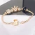 Import High Quality designer bracelets 925 sterling silver Custom Fashion Metal Glass Jewelry Women Bracelet from China