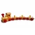 Import High quality educational wooden magnetic train from China