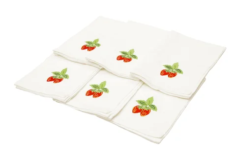 High Quality Embroidery Dinner Napkins  Cotton Napkins Napkin for multipurpose wholesaler from India