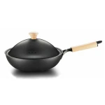 High quality fine iron fiegl luxury cooker set of three cooking pot/frying pans