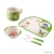 Import High quality food safe biodegradable bamboo fiber Dinnerware Set from China