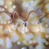 High Quality Fully Waterproof Heat Resistant Battery Operated Edison Bulb Led Chain Outdoor String Light