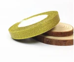 High Quality Gift Ribbon, Metallic Ribbon For Wedding tape