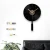 Import High quality glass acrylic laser engraving creative clock home decoration luxury pendulum wall clock from China