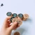 Import High Quality Grinding Disc/double Hole Wooden Pieces  For Round Wood  Diy Decoration Craft from China