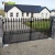Import High quality house iron gates design, metal iron gate for villa from China