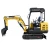 Import High Quality Hydraulic 2.2 Ton Crawler Mini Excavator For Sale from China