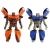 High quality kids play deformation car toys 2-in-1 robot transformation toy with light &amp; sound