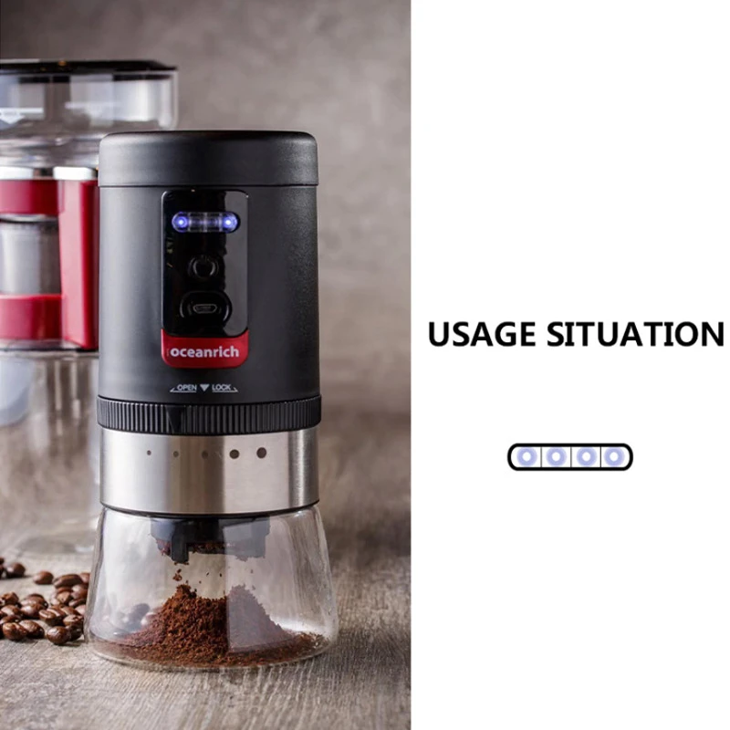 High Quality Mini Household Kitchen Tool Portable Electric Coffee Grinder Electrics