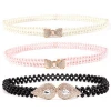 High quality popular top selling butterfly knot buckle beads waist chain belt