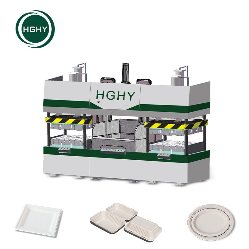 High quality Semi-Auto food paper box machine pulp thermal forming machine