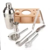 High Quality Stainless Steel Cocktail Shaker Mixer Drink Bartender Martini Tools Bar Set