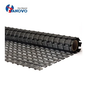 High quality uniaxial excellent creep resistance polyester geogrid for road construction