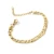 Import Hip Hop 14K Gold Plated Chain Bracelet Stainless Steel Unisex Minimalist Jewelry Fashion Accessories from China