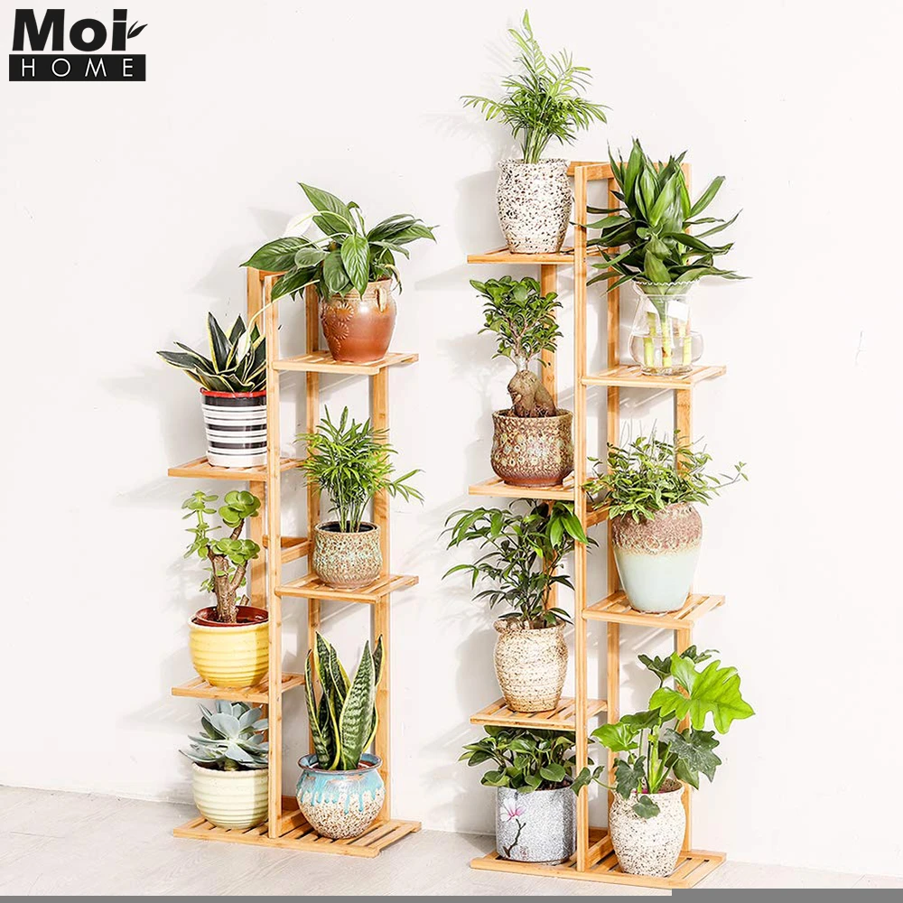 Holder Wood Plant Stand  Shelf Multi Tier Flower Display  Storage  Flower Rack