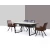 Import home furniture new design glass top iron base dining table from China