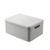Home Household Durable Folding Plastic Stackable Storage Box