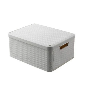 Home Household Durable Folding Plastic Stackable Storage Box