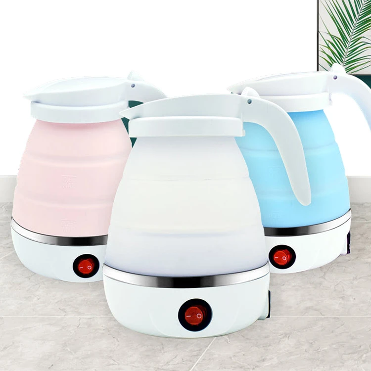 Home Kitchen Appliances Portable Tea Coffee Hot Water Boiler Heater Cooker Jug Electric Kettle Fast Boil Water Foldable Bpa-free