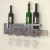 Import Home wall mounted metal wine rack with 4 long stem glass holder  cork storage gifts for wine lovers Wall Mounted Wine Rack from China