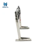 HOMFUL Telescoping Swim Marine Boat Ladder Pontoon Boat Ladder 2 Steps Stainless Steel Marine Boat Ladder