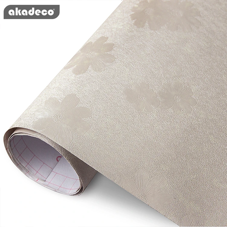 HOT Flower Design home&amp;office renovation pvc self adhesive wallpapers wall coating waterproof contact paper