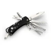 Hot Multi multifunction Army Knife with Carabiner Hook 420 Stainsteel Steel multi purpose knife Swiss engraved Pocket Knife