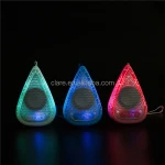Hot new water drop-shaped portable speaker,best gift N3 LED mini speaker