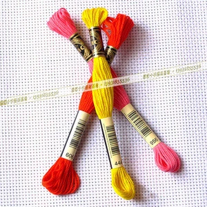 Hot Sale !!! 12pieces/bag JMG Cross stitch threads with high quality and low price