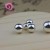 Import Hot Sale 5mm 925 Silver Round Beads For Making Bracelet from China