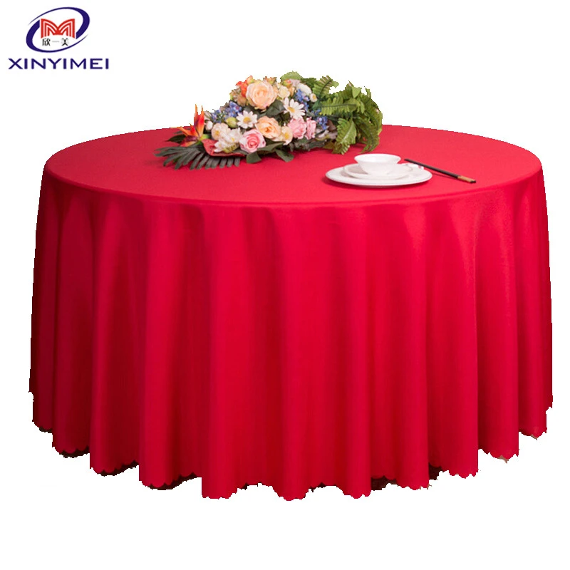 Hot sale disposable round tablecloths for event