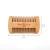Import Hot sale fine coarse teeth anti static custom small wooden mustaches comb mens beard pocket comb from China