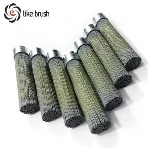 Hot sale high-quality polished abrasive nylon wire end brush