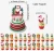Import Hot Sale Merry Christmas Santa Snowman Paper Flag Banner Cake Toppers Printed Latex Balloons Set For Christmas Party Decoration from China