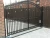 Import Hot Sale Quality Ornamental iron fence gates / cheap wrought iron gate for sale from China
