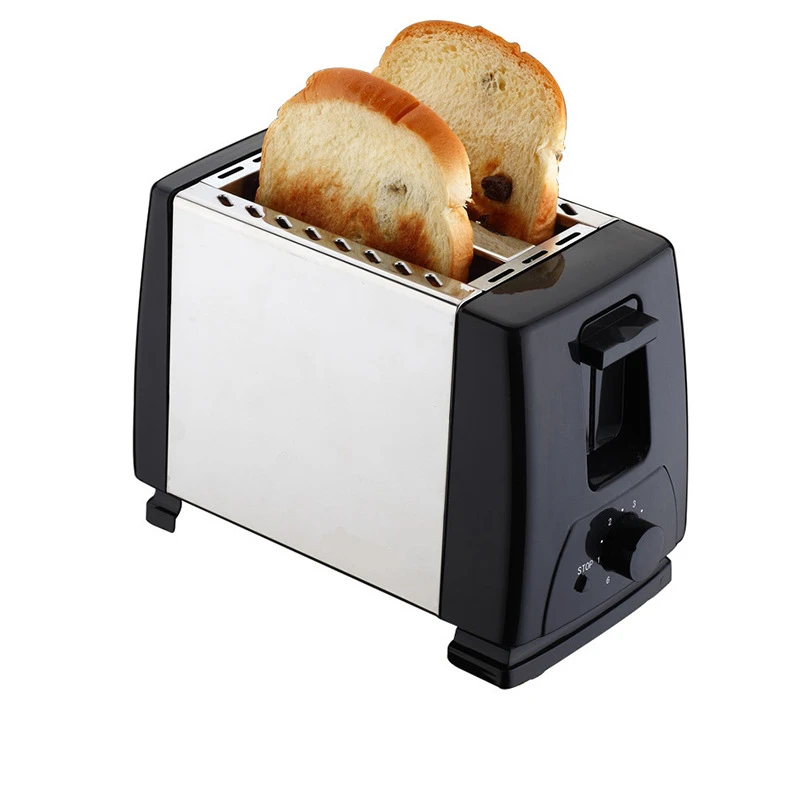 Hot selling 2 slice detachable plate pop up logo toaster