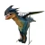 Import Hot selling adult realistic dragon animatronic blue dragon for amusement park from China