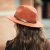 Hot Selling Europe and America Belt Decoration 100% Wool Felt Fedora Hat For Women